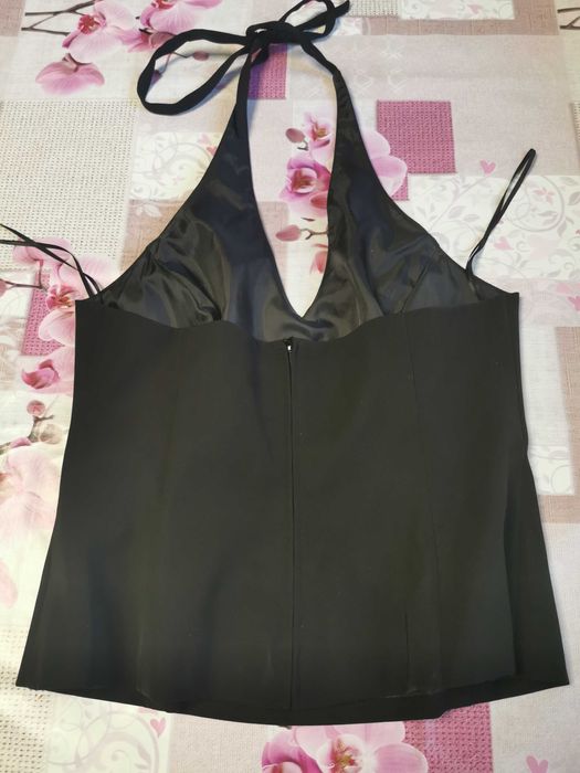 Gorset elegancki czarny