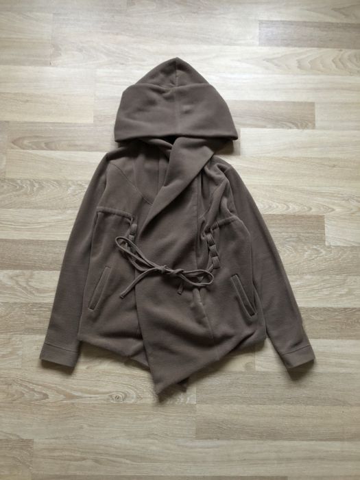 Marithe Francois Girbaud lecasualde silk polar fleece hoodie кофта