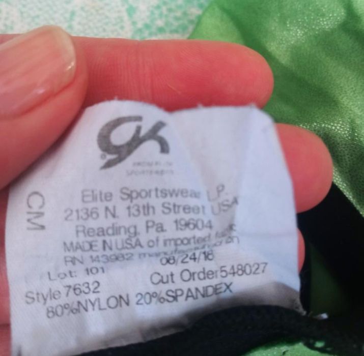 5-6 лет Gk elite купальник для гимнастики