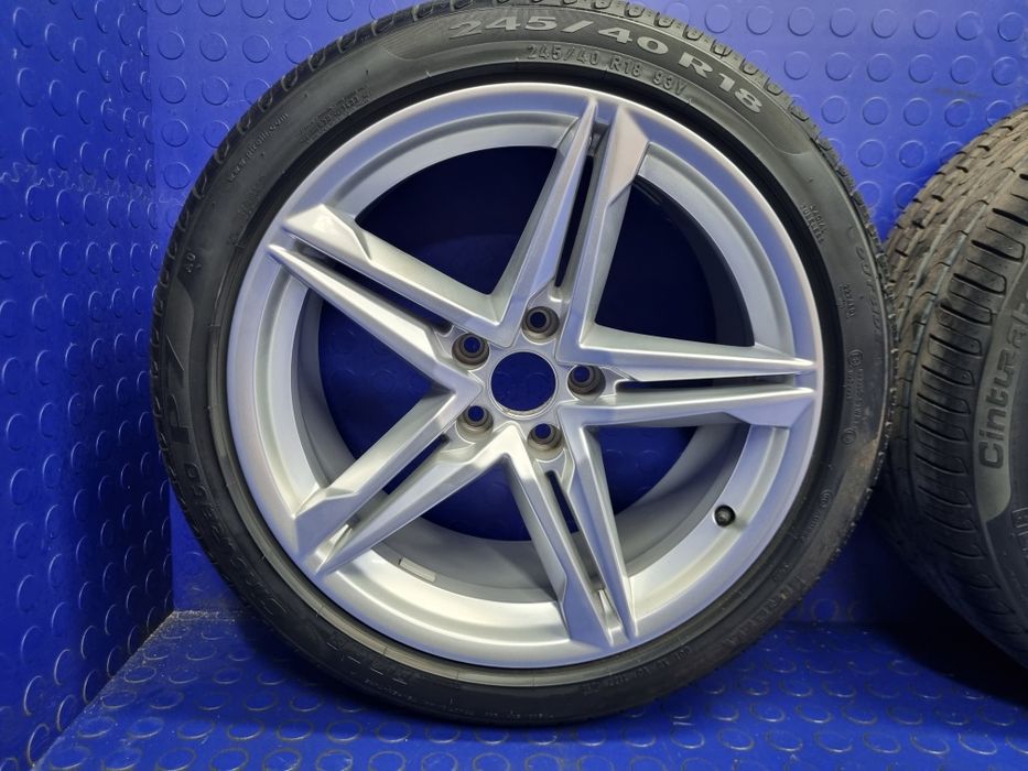 KOMPLET kół felg aluminiowych 18” x 8.5” AUDI A4 B9 A5 F5 OEM PIRELLI 8W0601025DE