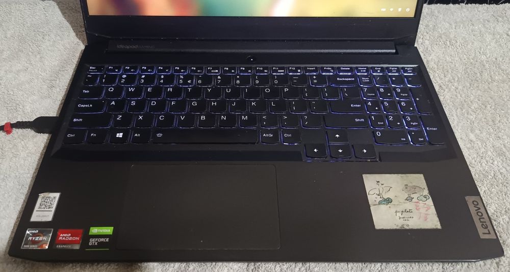 Portátil Gaming Lenovo IdeaPad Gaming 3 (Ryzen 5 5600H / GTX 1650 / SSD) - Impecável!