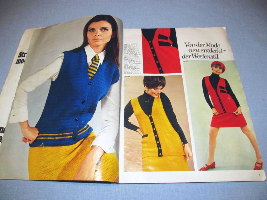 Burda Strickmoden Handarbeiten 1968 Vintage