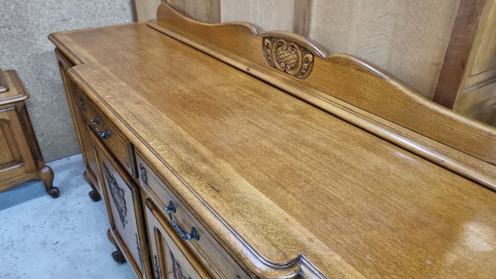 Komoda i witrynka ludwikowska zestaw ludwik