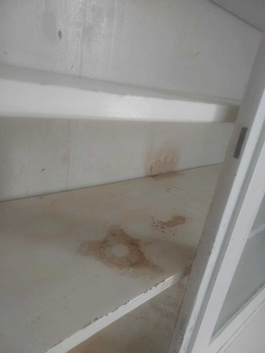 Duży kredens  cm z nadbudówką – szuflady + 2 dodatkowe, vintage