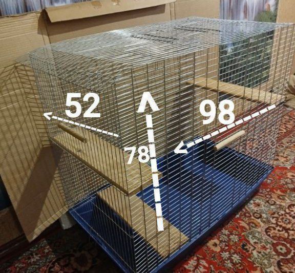 клетка б/у для шиншиллы, кролика