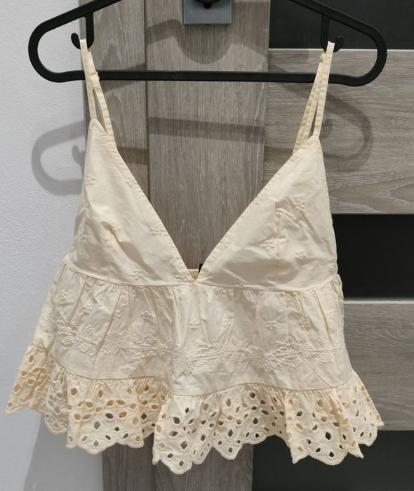 Nowa tunika z haftem Zara rS