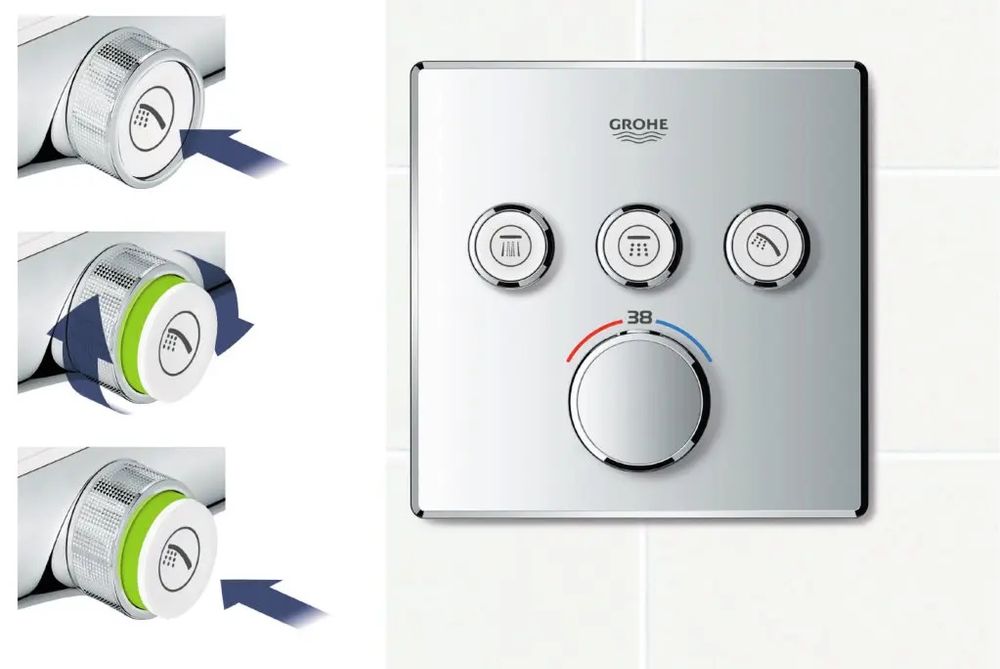 GROHE Grohtherm SmartControl 29126000 + Rapido SmartBox