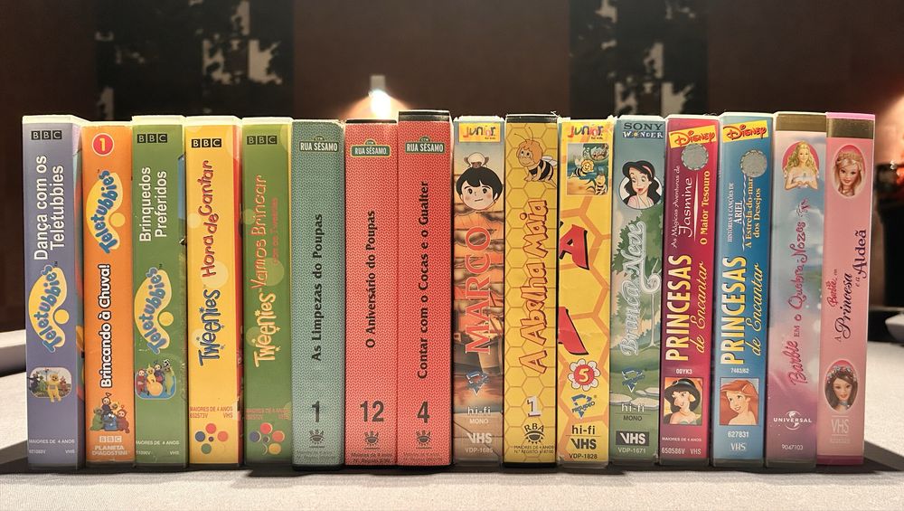 Coleçãa de cassetes VHS - Infantis