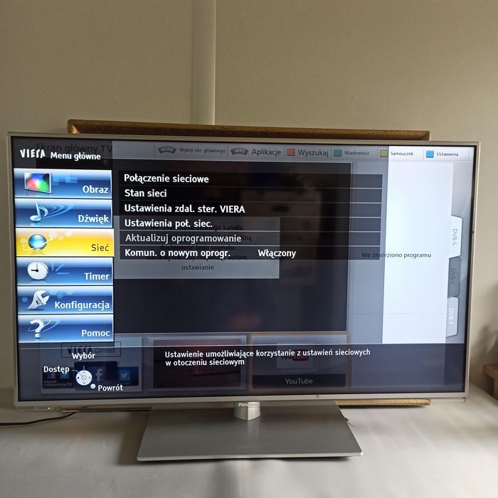 Telewizor Panasonic VIERA TX-L39EX64 39" LED Smart TV – sprawny, bez pilota