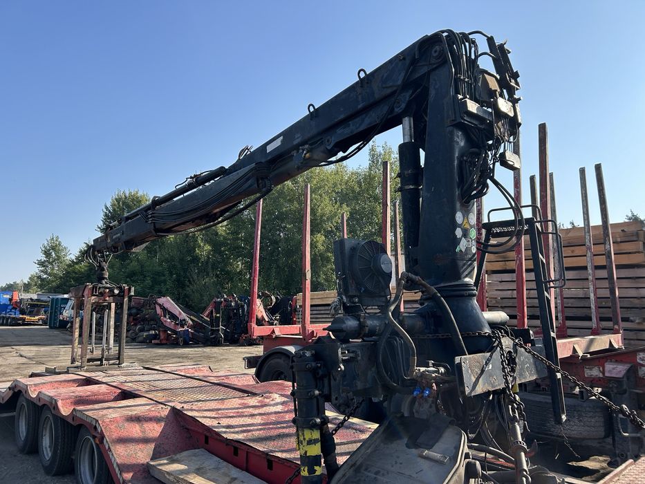Hiab 140k dzwig zuraw budowlany chwytak do palet