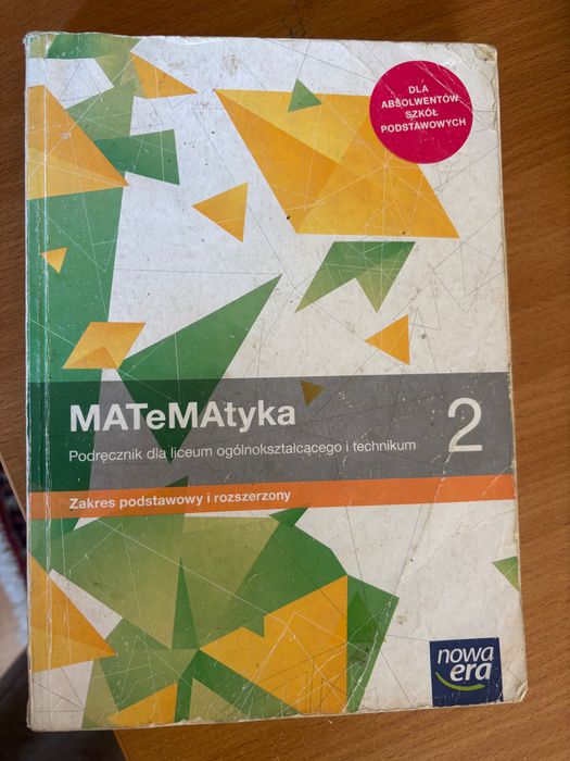 Matematyka 2 poziom rozszerzony Nowa Era