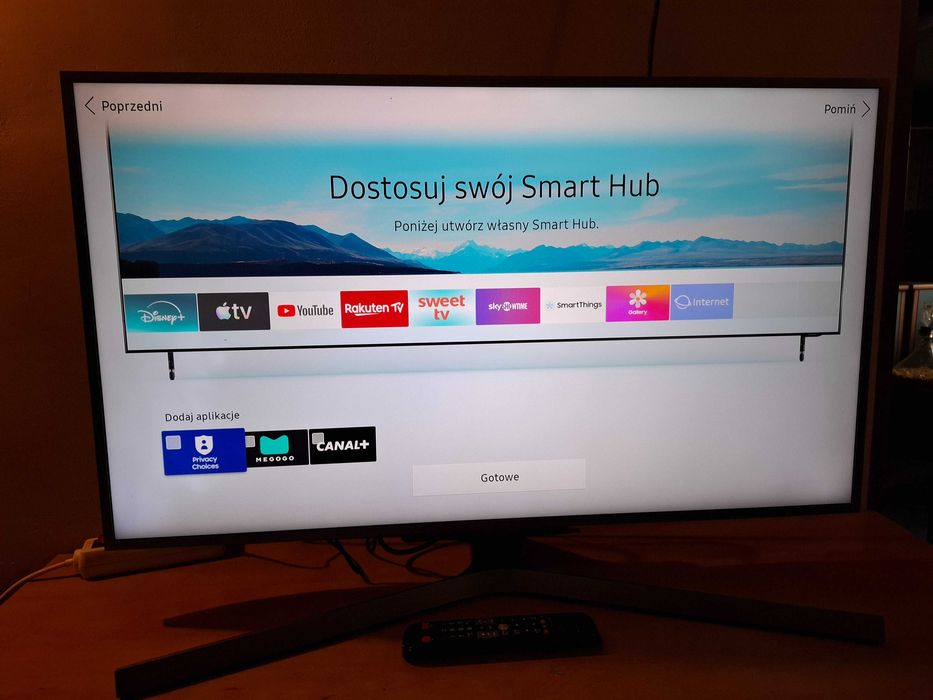 Telewizor LED 43 cale Samsung smart tv 4K