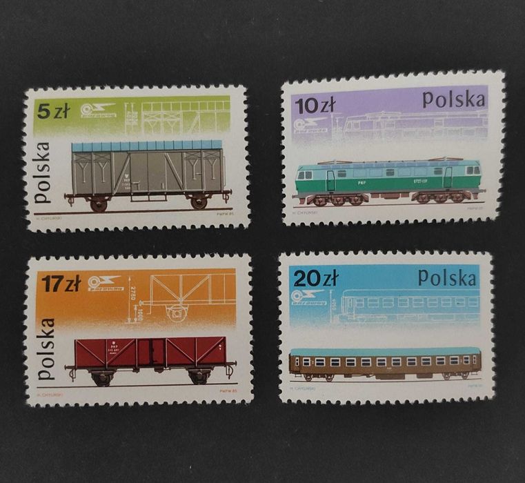 znaczki Tabor kolejowy PAFAWAG 1985 (2845)