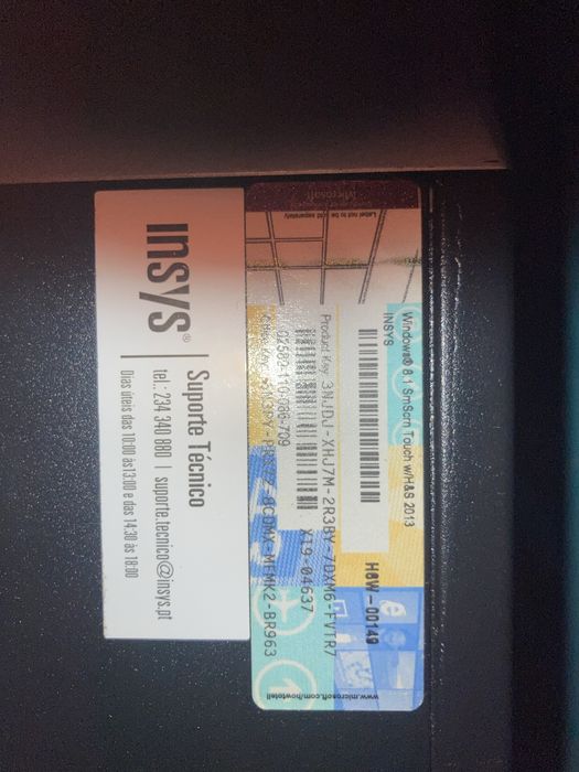 Computador secretaria antigo