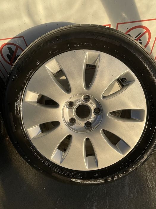 Felgi aluminiowe z oponami, 16, 5x112 vw, seat, audi skoda