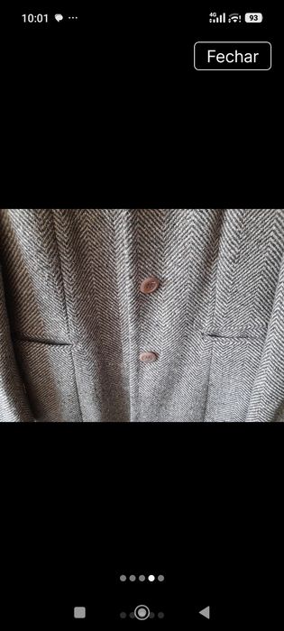 Casaco fazenda tweed, como novo, modelo intemporal