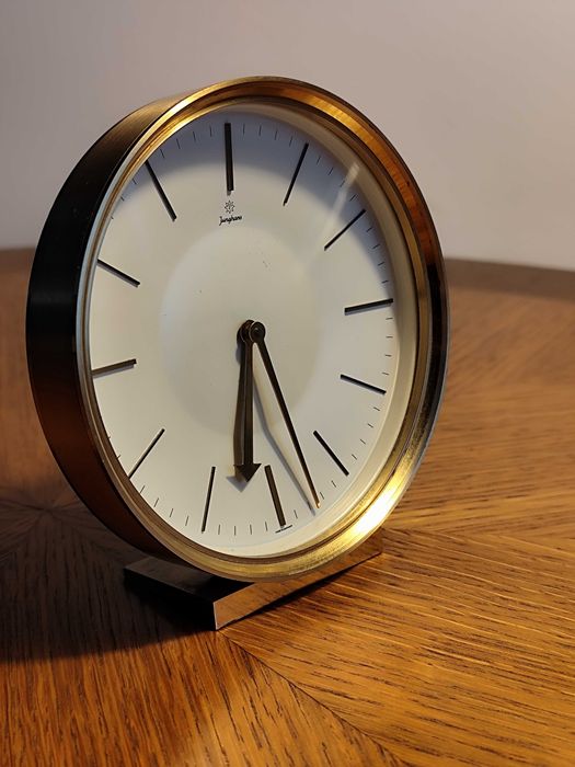 Zegar "biurkowy" mechaniczny Junghans, lata 60-te