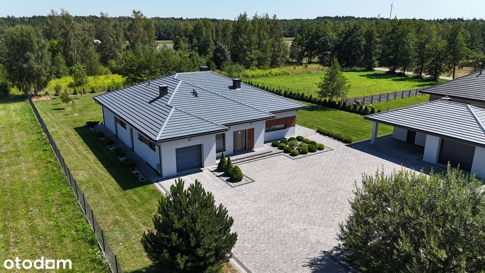 Nowoczesny dom 200 m² + 2 garaże | działka 2814m² | pod lasem