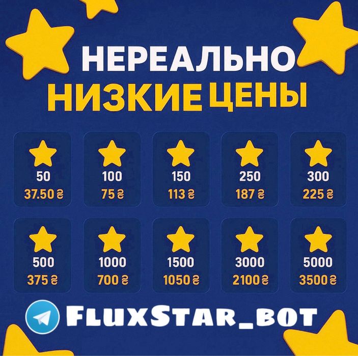 Звезды телеграм | Зірки Телеграмм | Telegram star | Telegram Stars