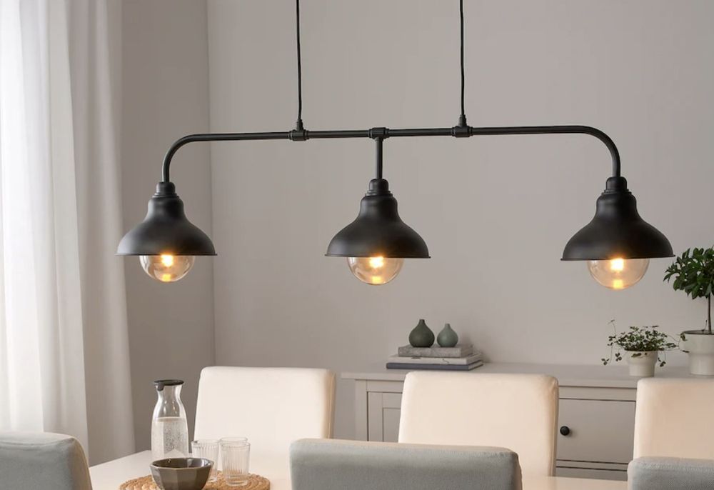 Candeeiro de teto 3 lâmpadas - IKEA , modelo AGUNNARYD