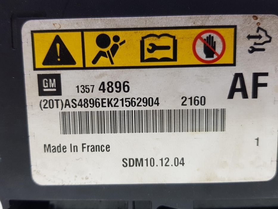 CENTRALINA AIRBAG OPEL ASTRA J 2009