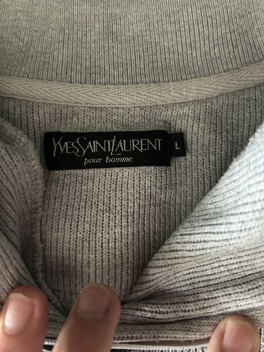 Yves Saint Laurent (YSL)кофта 1/3-4zip old monay стиль