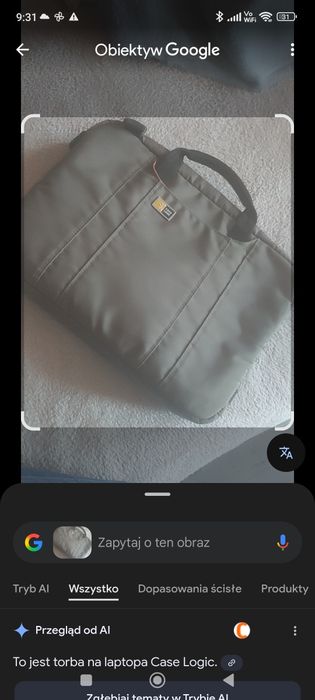 Torba na laptopa Case Logic