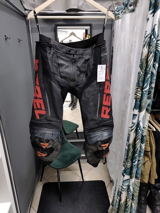 Spodnie motocyklowe skórzane REBELHORN  REBEL  roz 52
