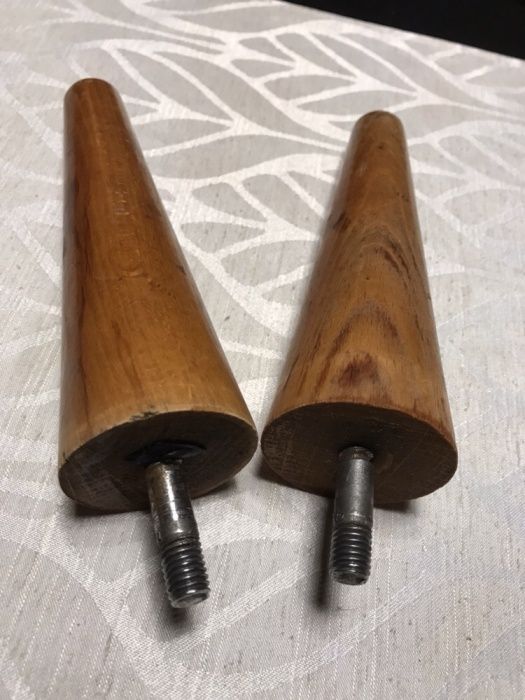 Nogi od szafy łóżka komody z okresu PRL vintage loft renowacja