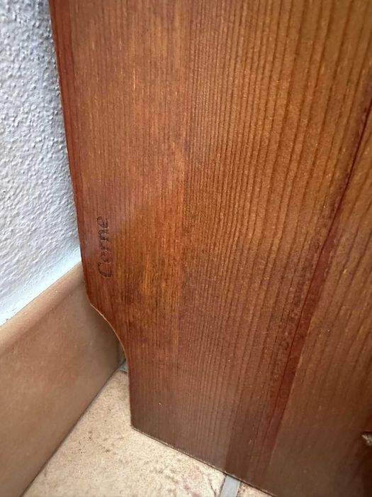 Cama de solteiro “Cerne” em madeira maciça – Oferta Colchão