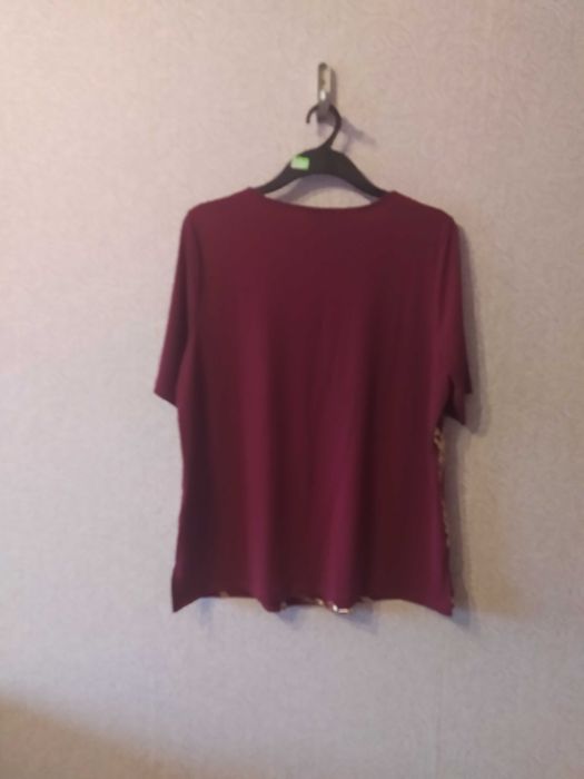 Bluzka z krotkim rekawem rozm 44/46 - XL-codzienno/wyjsciowa