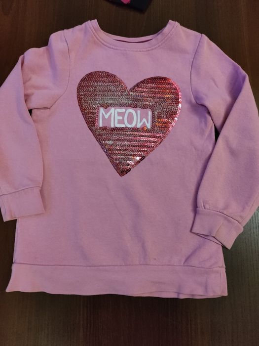 Bluzy dziewczęce roz 116 zestaw
