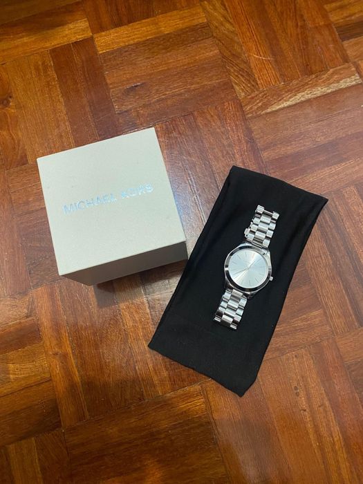 Relógio Michael Kors Slim Runway Prateado – MK3178