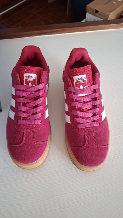 Adidas gazelle bold wild pink