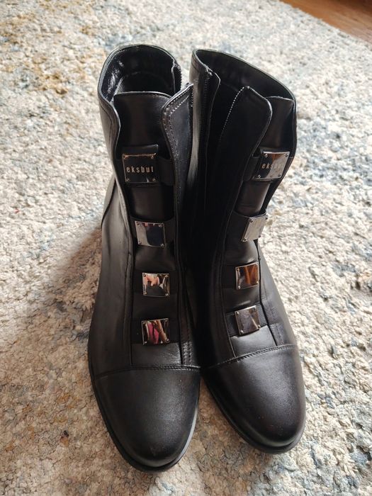 Botki skórzane 44