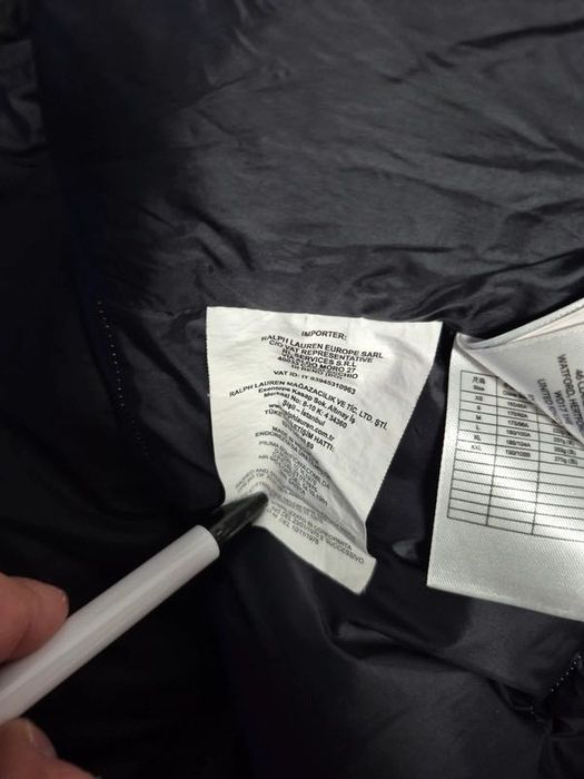 Kurtka puchowa Polo Ralph Lauren puffer XS męska z kapturem