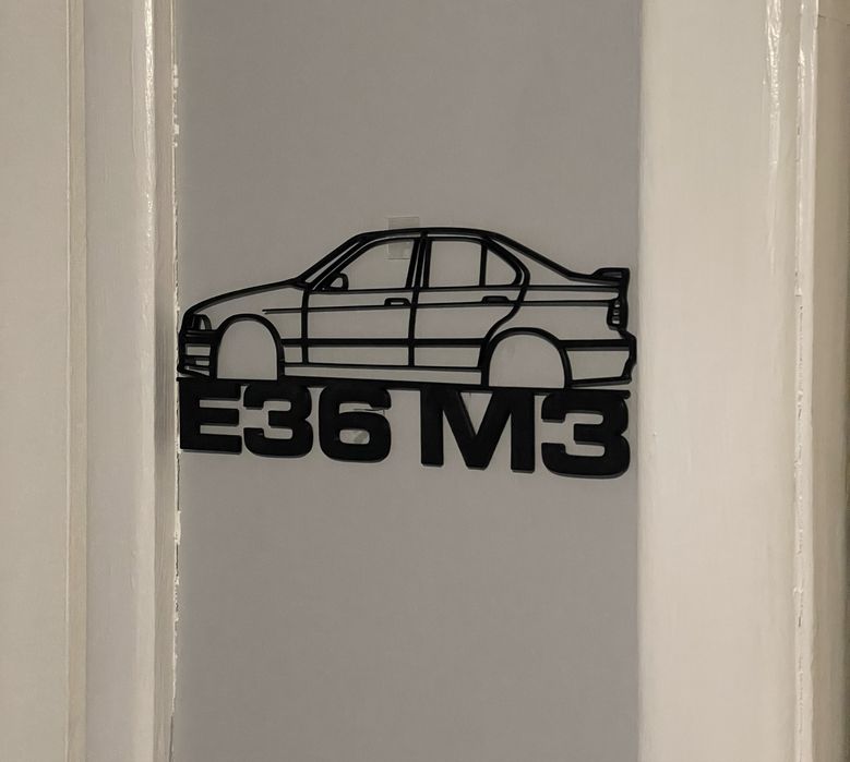Decoração de parede BMW E36