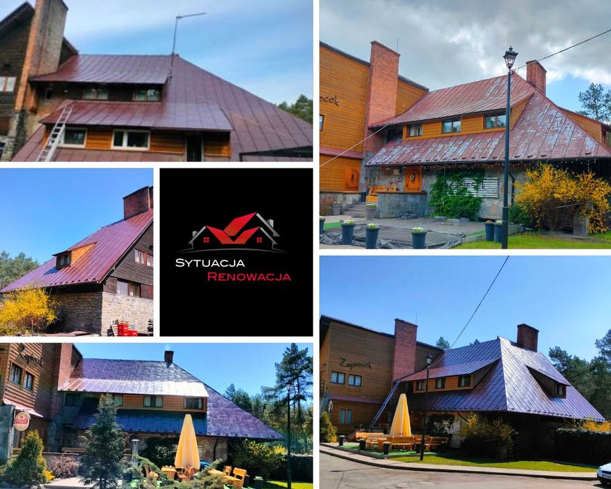 Mycie i malowanie dachów