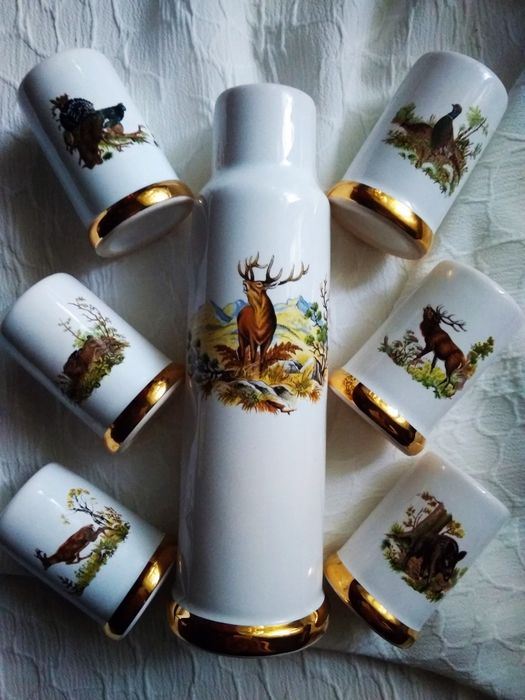 Эксклюзивный набор - Охота. Также - Рюмки, бокалы, фужеры.