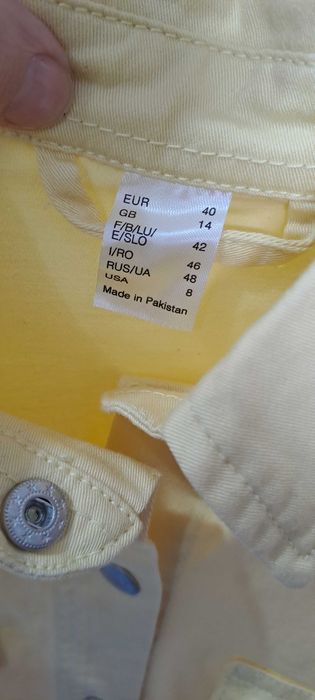 Koszula-kurtka jeans. Rozmiar 40