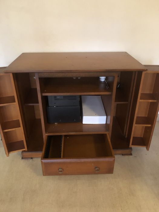 Movel para televisao de nogueira