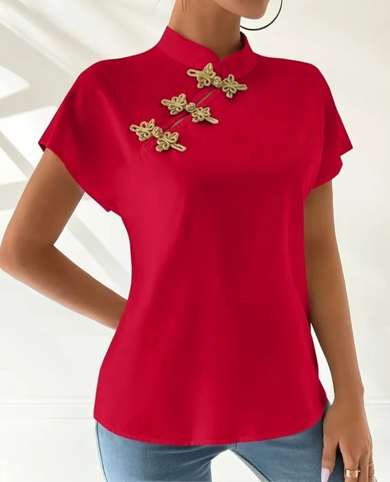 Czerwona bluzka roz.3 XL