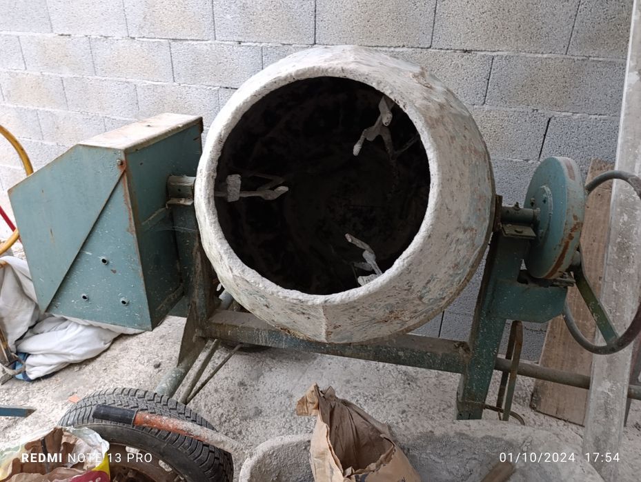 Batoneira a trabalhar bem