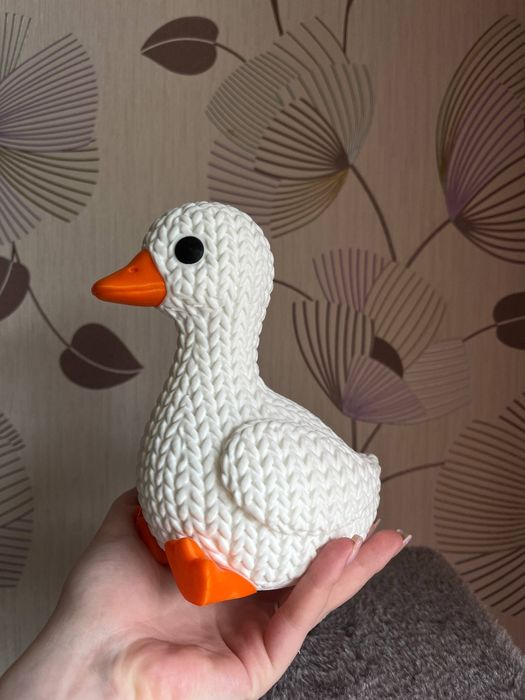 3D фігурка гусака, дуже гарний гусь, мініатюра