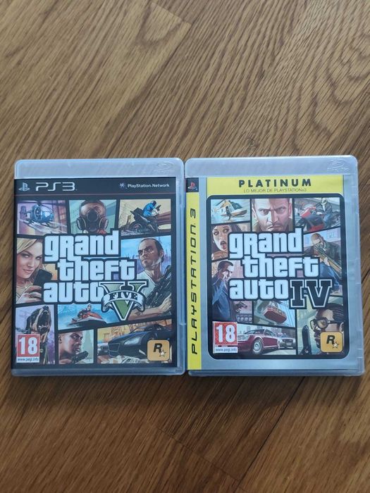 GTA V + GTA IV (PS3) – Completos e em ótimo estado