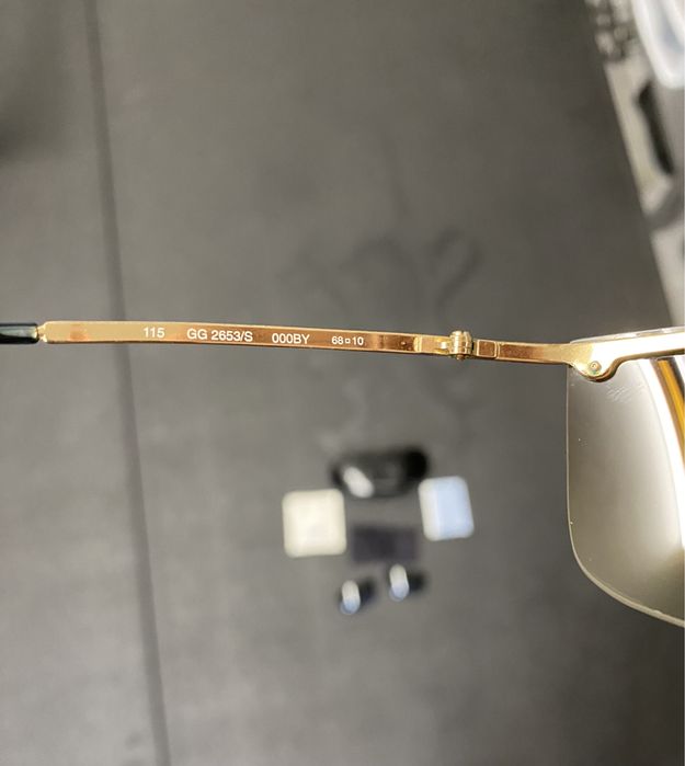 Óculos Vintage Gucci GG 2653/S com 2 Lentes + Bolsa