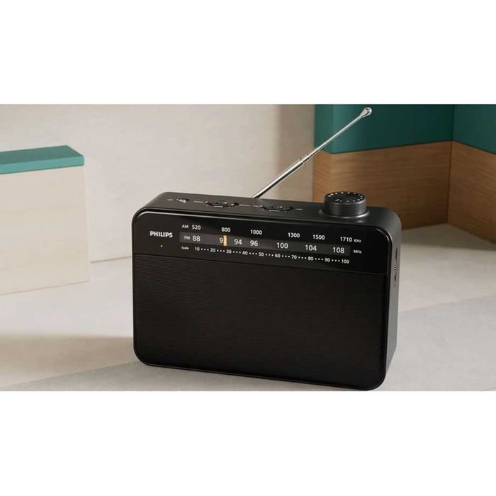 Rádio Portátil Philips TAR2509 FM/MW (2x pilhas D LR20 não incluídas)