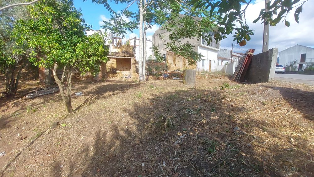 Terreno com casa em ruinas