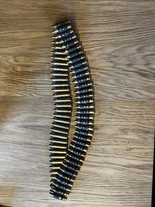 Pasek bullet belt typu rock metal