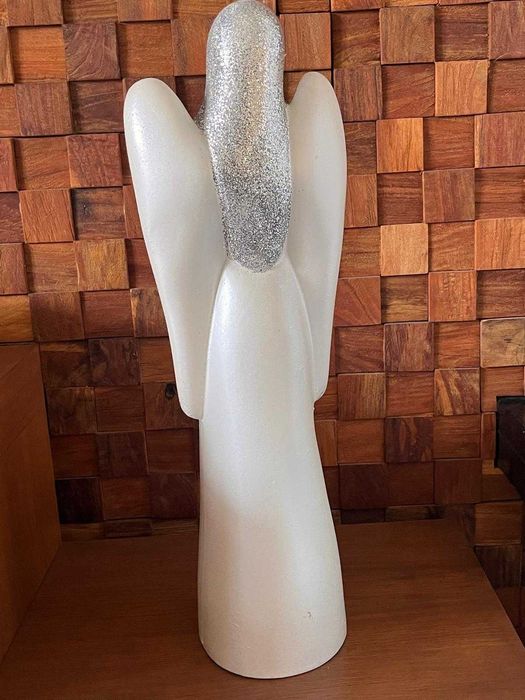 Estátua decorativa Anjo de cerâmica estilo moderno